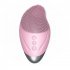 Facial Cleanser USB Rechargeable Multi functional Face Cleansing Brush Eye Massager Pore Deep Cleansing Device girl pink