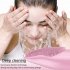Facial Cleanser USB Rechargeable Multi functional Face Cleansing Brush Eye Massager Pore Deep Cleansing Device hyacinth purple