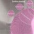 Facial Cleanser USB Rechargeable Multi functional Face Cleansing Brush Eye Massager Pore Deep Cleansing Device hyacinth purple