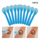 Facial Mask Stick Cosmetic Spatula Scoop DIY Face Mask Spoon Beauty <span style='color:#F7840C'>Makeup</span> Sticks Mud Mixing <span style='color:#F7840C'>Tools</span> 10 blue