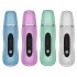 Facial Skin Scrubber High Frequency Deep Cleaning Vibration C2 Ultrasonic Ion Face Spatula Blackhead Remover For Deep Cleansing Purple