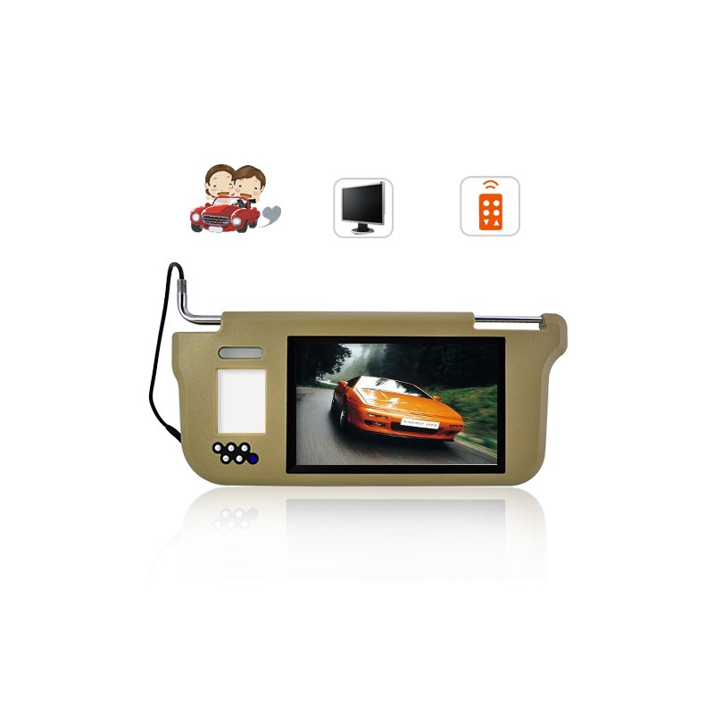 Sun Visor with 9 Inch LCD Monitor