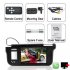 Factory direct wholesale sunvisor monitor with two video in connections  a built in mirror   night light  this makes a great upgrade to your car   