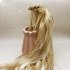 Fairy  Stick  Ribbon Wedding Wands Garland With Beautiful Bell Twirling Streamers  Lawn Party Decoration Supplies Atmosphere Layout Props Beige