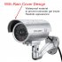 Fake Dummy Camera Bullet Waterproof Outdoor Indoor Security CCTV Camera  black