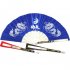 Fans Stainless Steel Frame Chinese Fans Tai Chi Martial Arts Tools Tai Chi Fan Red