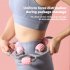 Fascia Muscle Roller 5 wheel Trigger Point Roller Massager Muscle Relaxation Device Deep Tissue Massage Tool star blue