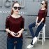 Fashion 2018 Women Tops Shirt Long Sleeve O neck Women Blouses Loose Patchwork Lace Blosue Blusas Casual Plus Size Women Shirts