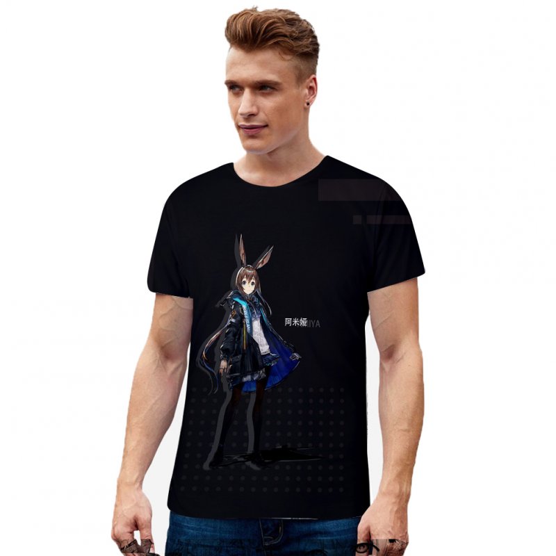 Fashion 3D Arknights Series Digital Printing Short Sleeve T Shirt N-01942-YH01_L