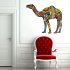 Fashion Animal Wall Sticker Camel  Dog Decals Waterproof Removable Mural for Home Decoration