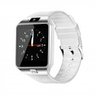 Fashion Bluetooth Smart Watch with SIM and Memory Card Support for Android   iOS Devices  White