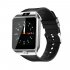 Fashion Bluetooth Smart Watch with SIM and Memory Card Support for Android   iOS Devices  Silver 