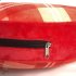 Fashion Checkered Elizabethan Collar Anti licking Inflatable Design Cat Cone Collar Ideal For Post Surgery Recovery Injury Prevention red M