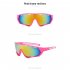 Fashion Colorful Cycling Sunglasses Outdoor Sports Riding Goggles Mtb Bike Eyewear For Man Woman Black frame grey lens