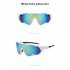 Fashion Colorful Cycling Sunglasses Outdoor Sports Riding Goggles Mtb Bike Eyewear For Man Woman Black frame red lens