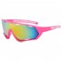 Fashion Colorful Cycling Sunglasses Outdoor Sports Riding Goggles Mtb Bike Eyewear For Man Woman Black frame green lens
