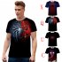 Fashion Cool Spiderman 3D Printing Summer Casual Short Sleeve T shirt for Men Women Q M