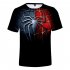 Fashion Cool Spiderman 3D Printing Summer Casual Short Sleeve T shirt for Men Women Q L
