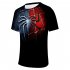 Fashion Cool Spiderman 3D Printing Summer Casual Short Sleeve T shirt for Men Women Q L