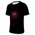 Fashion Cool Spiderman 3D Printing Summer Casual Short Sleeve T shirt for Men Women U M