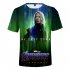 Fashion Cool Superhero 3D Digital Printing Short Sleeve T shirt A M