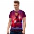Fashion Cool Superhero 3D Digital Printing Short Sleeve T shirt A M