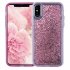 Fashion Creative Ultra Slim Internal Flow Sand Full Protective Cover Back Shell for iPhone X