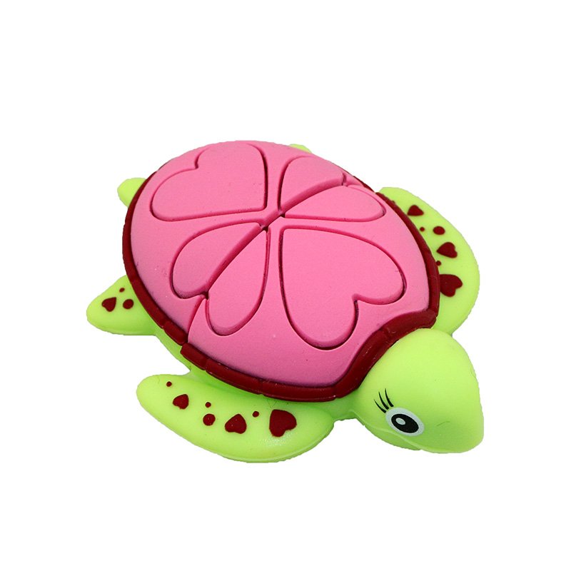 Fashion Cute Red Love Shape Turtle L28 U Disk Flash Drive Pink_8G