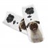 Fashion Dog Bone Pattern Printing Soft Short Ankle Socks white One size