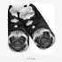 Fashion Dog Bone Pattern Printing Soft Short Ankle Socks white One size