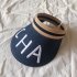Fashion Embroidered Hollow Top Hat Summer Casual Beach Straw Sun Hat