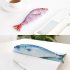 Fashion Fish Shape Pencil Bag Stationery Storage Case Red fish 27 11