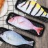 Fashion Fish Shape Pencil Bag Stationery Storage Case Red fish 27 11