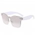 Fashion Frameless One piece Colorful Lens Sunglasses Party Eyewear Birthday Gift Ornament
