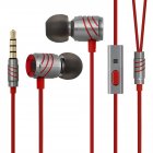 Fashion Full Metal Earphone In Ear Stereo Bass Headphones