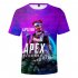 Fashion Game 3D Apex Legends Printing Short Sleeve T Shirt  Section A S
