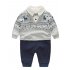Fashion Gentleman Style Toddler Baby Rompers Soft Cotton Warm Breathable Jumpsuits Christmas Gift