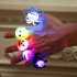 Fashion Halloween Led Light Up Rings Glow in the Dark for Halloween Party Supplies Trick or Treat Gift Set  bat