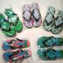 Fashion Home Pinch Non slip Beach Flops Home Slippers 37 25cm Mixed color