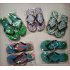 Fashion Home Pinch Non slip Beach Flops Home Slippers 36 24 5cm Mixed color