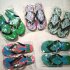 Fashion Home Pinch Non slip Beach Flops Home Slippers 40 26 5cm Mixed color