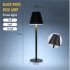 Fashion Led Table Lamp Rechargeable Eye Protective Iron Art Desk Lamp For Bar Living Room Bedroom Bronze warm white light