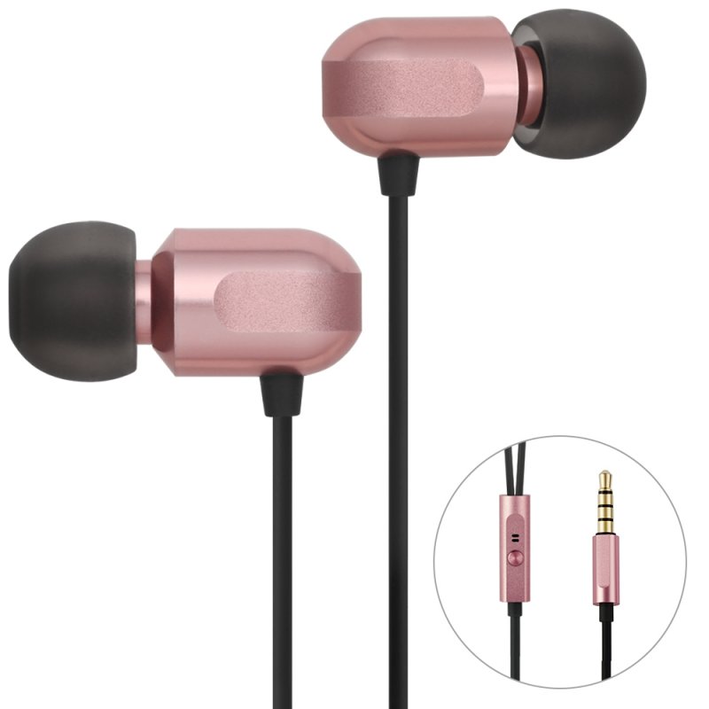 GGMM Stereo Noise Cancelling Rose Gold Headse
