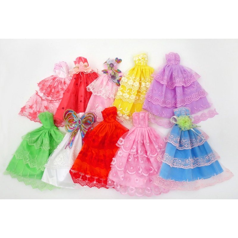 Fashion Party Dress Princess Gown Clothes Outfit for 11in doll (Style Random)
