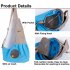 Fashion Portable Canvas Carrying Single Shoulder Bag for Small Pets Cat Dog Outdoor Use Blue 60 50 19cm