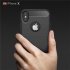 Fashion Premium Brushed Armor Soft Silicone TPU Back Cover Cell Phone Case Non slip Shockproof Protective Case for iPhone X