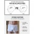 Fashion Printing Cotton Boxer For Men Breathable Loose Underwear Multi color Middle Waist Casual Shorts blue dot M