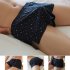 Fashion Printing Cotton Boxer For Men Breathable Loose Underwear Multi color Middle Waist Casual Shorts white dots M