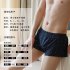 Fashion Printing Cotton Boxer For Men Breathable Loose Underwear Multi color Middle Waist Casual Shorts white dots M