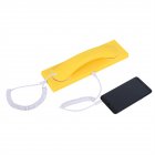 Fashion Retro Phone Handset Mic Telephone Cell Phone Handset Receiver External Headset For Office Universal yellow